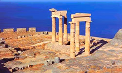 Antike Fundstätte auf Rhodos